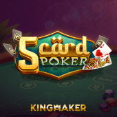 5 Card Poker at spin the wheel
